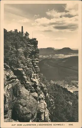 Ansichtskarte Porschdorf-Bad Schandau Lilienstein Foto Hering 1955