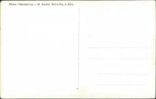 Ansichtskarte Schmilka Zehnender Fütterung Straße M. Seidel Schmilka 1935