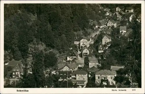 Ansichtskarte Schmilka Stadtpartie M. Seidel Schmilka 1932