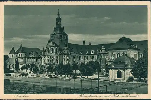 München Bayrisches Nationalmuseum Gebäude Museum Außenansicht 1925