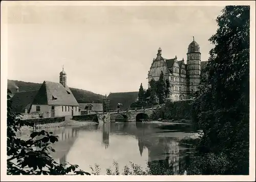 Ansichtskarte Hameln Schloss Hämelschenburg Burg Gesamtansicht 1940