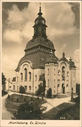 Ansichtskarte Moritzburg Kirche 1962