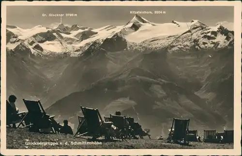 Ansichtskarte Zell am See Schmittenhöhe - Sonnenliege 1939