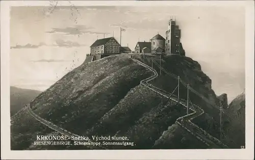 Krummhübel Karpacz Schneekoppe/Sněžka/Śnieżka Fotokunst 1932