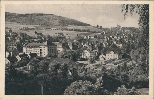 Oberschlema-Bad Schlema Panorama-Ansicht Teilansicht der Stadt 1935