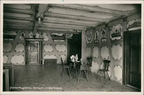Ansichtskarte Wolfertswil Kloster Magdenau Vorraum Gästehaus 1929