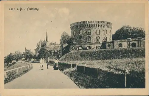 Ansichtskarte Linz Freinberg - Weg 1922