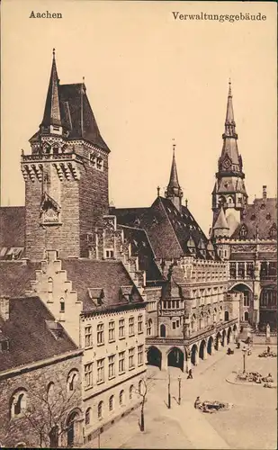 Ansichtskarte Aachen Verwaltungsgebäude 1919