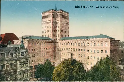 Ansichtskarte Düsseldorf Wilhelm-Marx-Haus 1919