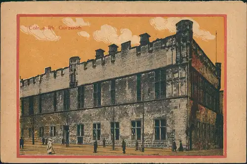 Ansichtskarte Köln Gürzenich Festhalle 1909