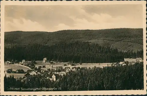Jägersgrün-Tannenbergsthal (Vogtland) Panorama Jägersgrün  1942