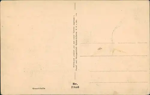 CPA .Frankreich Grand Seille zerstörte Stadt WK1 1914