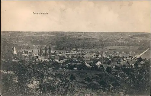 CPA Chamouille Blick auf die Stadt Wk1 1914