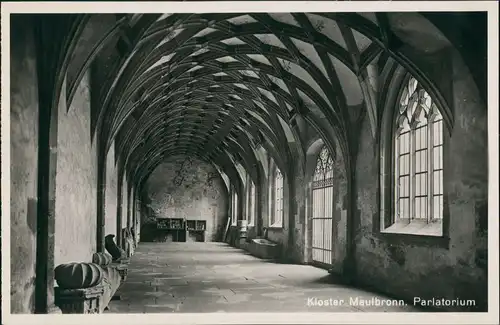 Ansichtskarte Maulbronn Parlatorium Inneres Innenansicht 1935