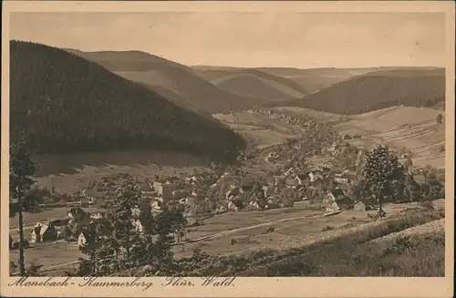 Kammerberg-Ilmenau Thüringer Walde ehemaliger Ort Kammerberg 1920