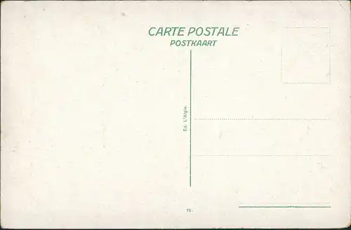 Postkaart Brüssel Bruxelles Expo Section Allmande Restaurant 1910