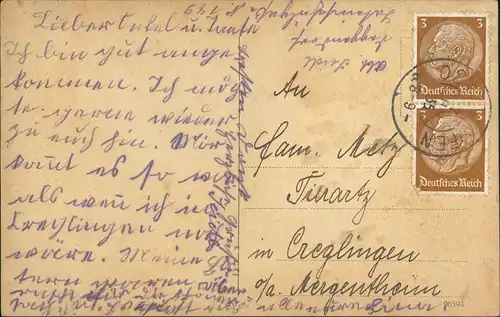 Ansichtskarte Deggendorf Luitpoldplatz 1917
