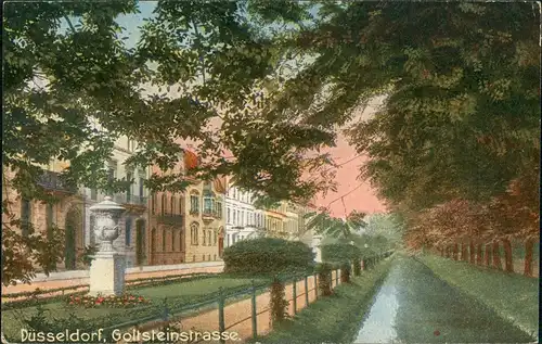 Ansichtskarte Düsseldorf Goltsteinstraße 1912