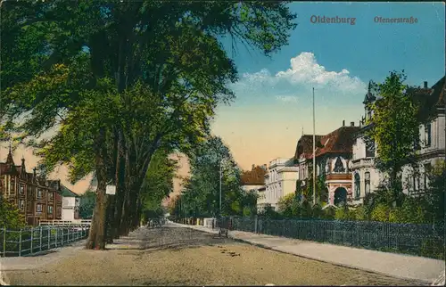 Ansichtskarte Oldenburg Ofenerstraße 1918