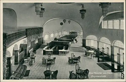 Bad Münster am Stein-Bad Münster am Stein-Ebernburg Brunnenhalle - Innen 1932