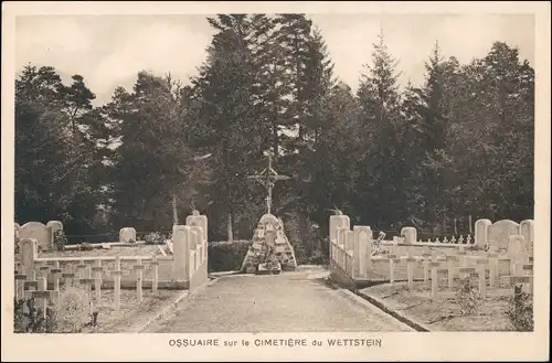 CPA Orbay OŞSUAIRE sur le CIMETIÈRE du WETTSTEIN 1922