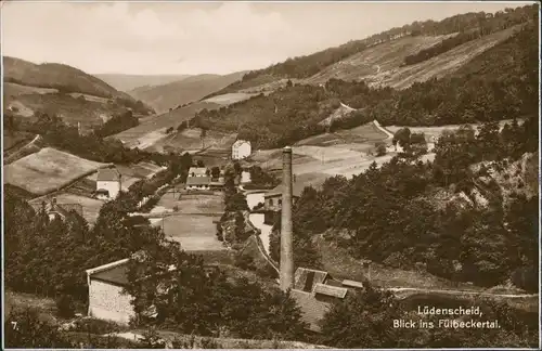 Ansichtskarte Lüdenscheid Fülbeckertal - Fabrikanlage# 1928