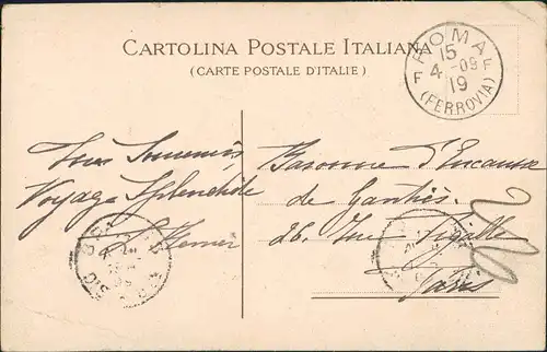 Cartoline Rom Roma Piazza S. Pietro & Grand Hotel de la Minerve 1919