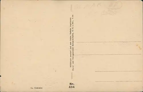 Le Châtelet Soldaten vor zerstörten Häusern, Westfront 1. Weltkrieg 1916