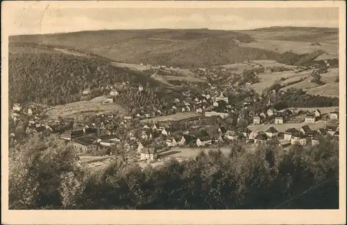 Oberschlema-Bad Schlema Radiumbad Panorama-Ansicht Schlematal 1924