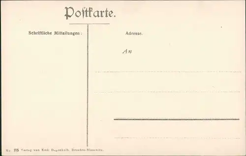 Königstein (Sächsische Schweiz) Panorama Elbe Stadt & Festung Königstein 1910