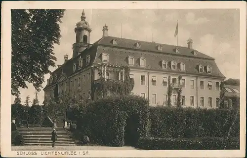 Lichtenwalde-Niederwiesa Schloß Lichtenwalde Gesamtansicht 1920