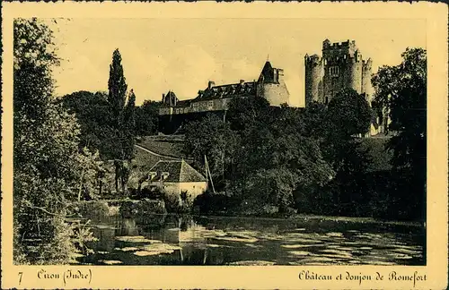 CPA Ciron Schloss Chateau de Romefort 1930