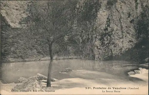 CPA Fontaine-de-Vaucluse La Source Haute 1910