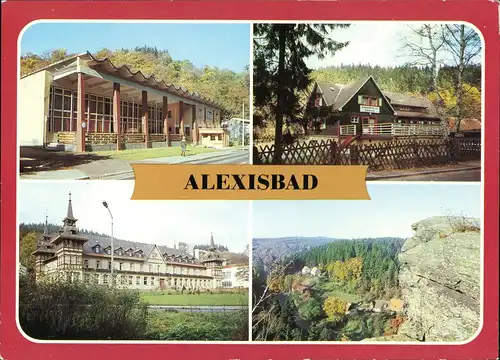 Alexisbad-Harzgerode HO-Gaststätte "Goldene Rose", Kinderkurheim,  1983