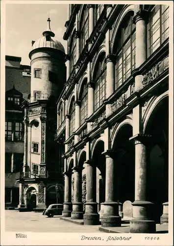 Ansichtskarte Innere Altstadt-Dresden Schlosshof 1960 Walter Hahn:10908