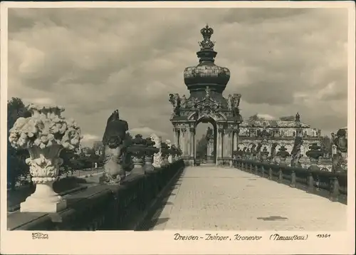 Innere Altstadt-Dresden Dresdner Zwinger Kronentor (Neuaufbau) 1959 Walter Hahn:13361