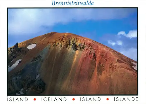 Island allgemein-Island Iceland Brennisteinsalda, Berg Landschaft 2000