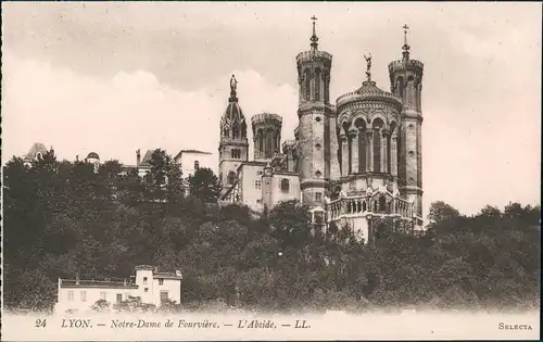 CPA Lyon Notre-Dame de Fourvière - L'Abside 1910