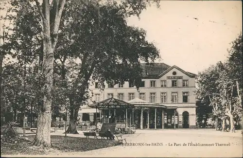 Niederbronn Niederbronn-les-Bains  l´Etablissement Thermal Therme Casino 1910