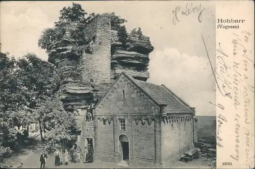 CPA Zabern Saverne Château du Haut-Barr/Burg Hohbarr 1904