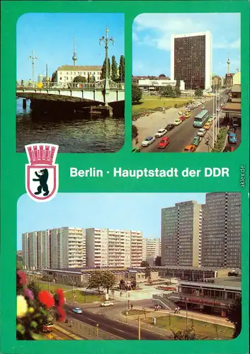 Prenzlauer Berg-Berlin Greifswalder Straße, Weidendammer Brücke,   1982