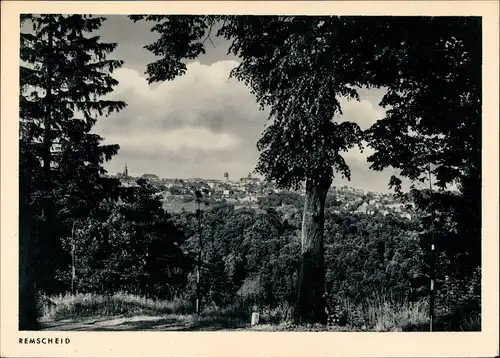 Ansichtskarte Remscheid Blick vom Wald auf die Stadt 1930