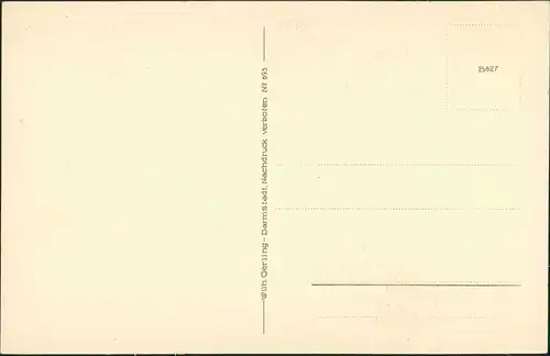 Ansichtskarte Darmstadt Schloß Glockenbau 1922