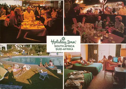 Postcard Kempton Park Multi View Holiday Inn Jan Smuts 1978