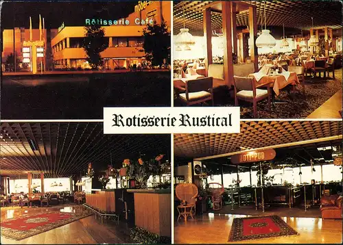 Ansichtskarte Senden Rotisserie Rustical Inh. Fam. Lerch, Ulmer Strasse 1989
