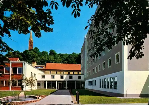 Ansichtskarte Bad Abbach Rheuma Krankenhaus mit Verwaltung 1965