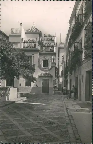 Postales Sevilla Barrio de Santa Cruz, Quartier de Sainte Croix 1960