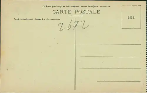 Brantôme Curieuse Charpente de l'ancienne Abbaye, Kloster Innenansicht 1910