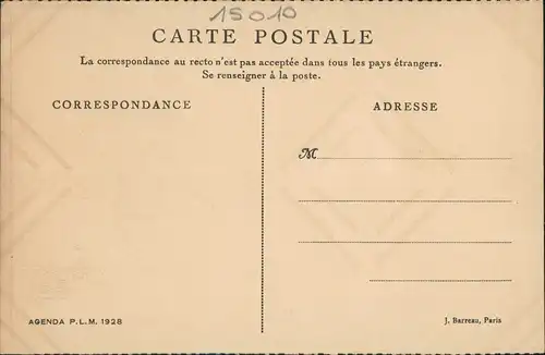 Valence (Tarn-et-Garonne) VALENCE - PORTE D'ESCALIER RENAISSANCE 1928