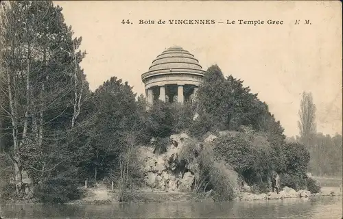 CPA Vincennes Bois de VINCENNES Le Temple Gvec, Tempel Ansicht 1907